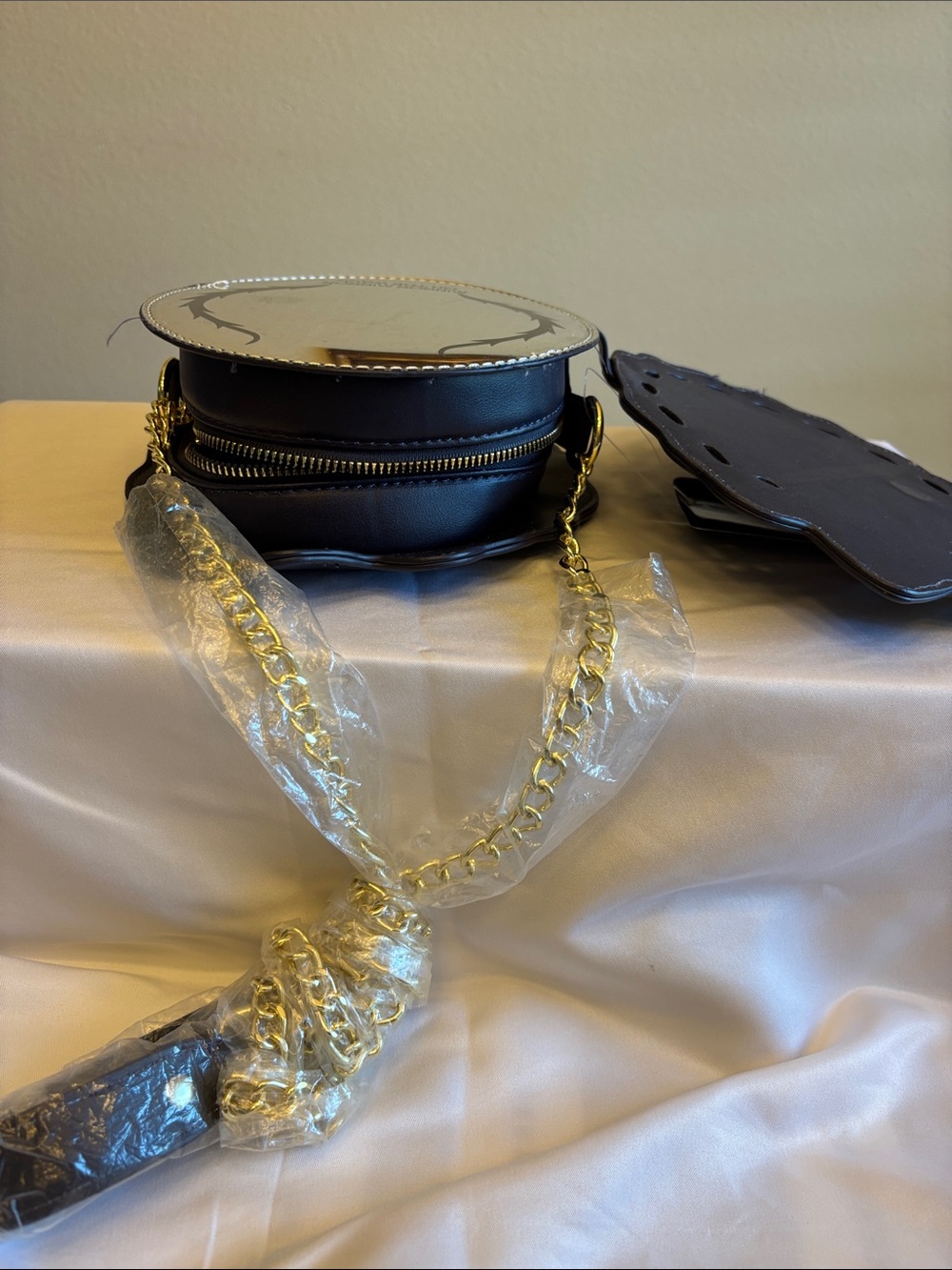 Disney Evil Queen Navy, Black and Gold Decorative Crossbody - Picture 11 of 16